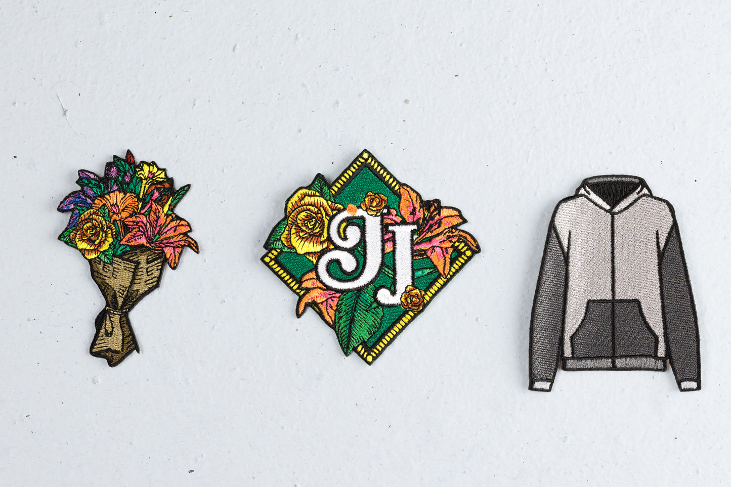 JJ Logo Flowers Tour Iron-On Patch