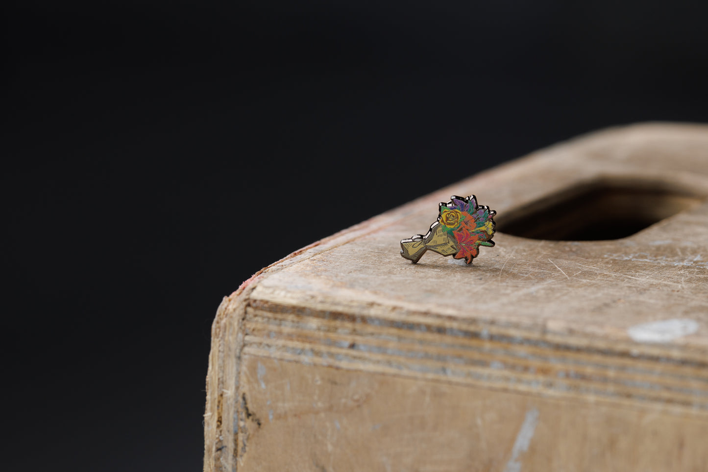 Flower Bouquet Flowers Tour Hard Enamel Lapel Pin