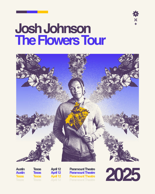 SIGNED - Austin Paramount Theatre (City) Flowers Tour Poster