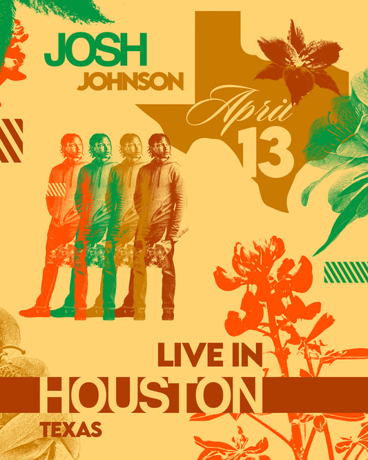 SIGNED -  Houston Improv (City) Flowers Tour Poster