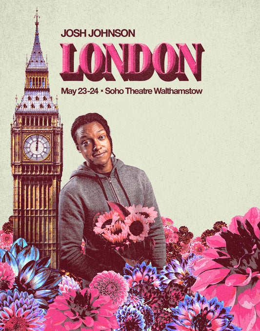 SIGNED - London Soho Theatre Walthamstow (City) Flowers Tour Poster