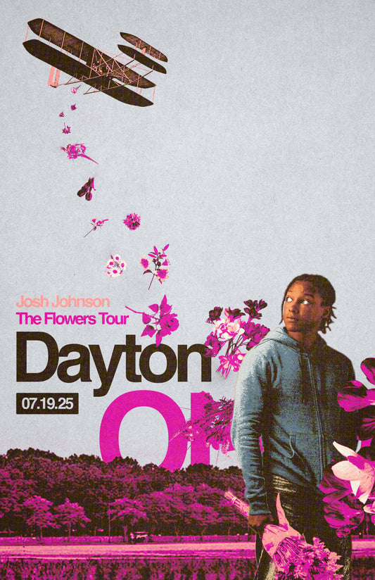 SIGNED - Dayton Victoria Theatre (City) Flowers Tour Poster