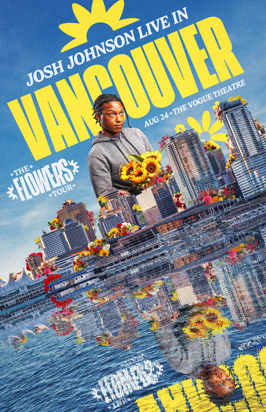 SIGNED - Vancouver Vogue Theatre (City) Flowers Tour Poster