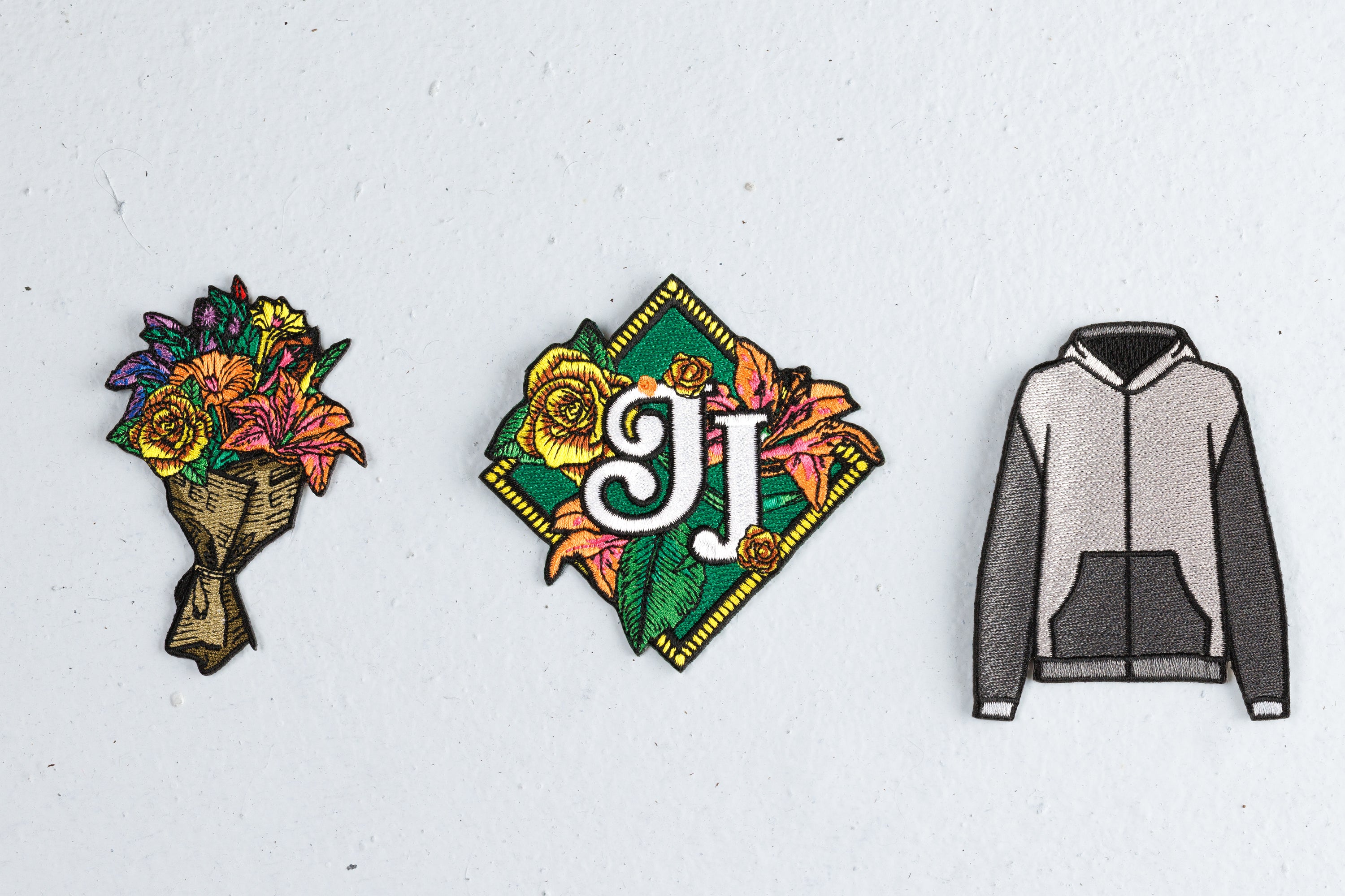 Flower Bouquet Flowers Tour Iron-On Patch