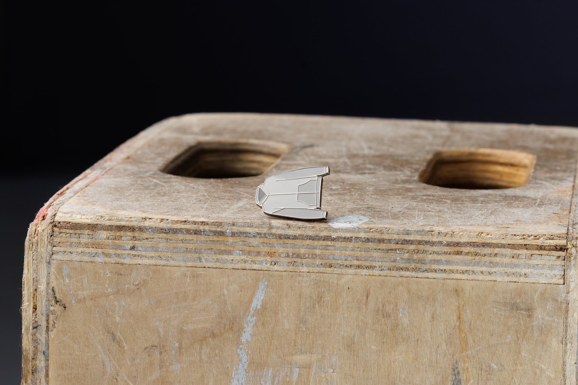 Grey Hoodie Hard Enamel Lapel Pin