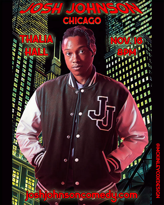 SIGNED - Chicago Thalia Hall (City) Freshman 15 Tour Poster (Varsity Jacket)