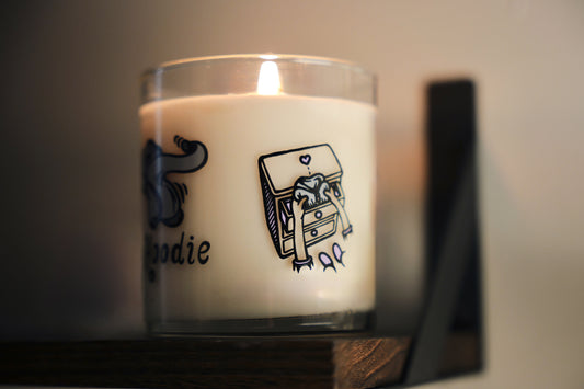 2025 JJ Flowers Tour - Grey Hoodie 10oz Candle